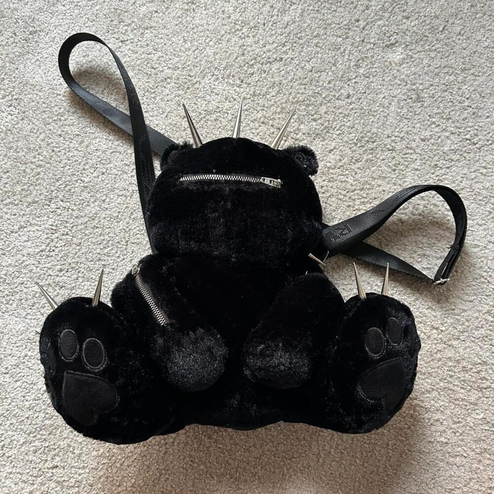 Racer Worldwide Plush Bear Crossbody Bag